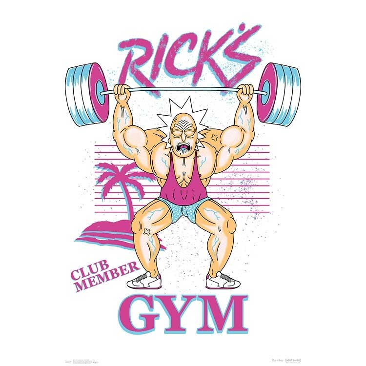 rick's gym hoodie